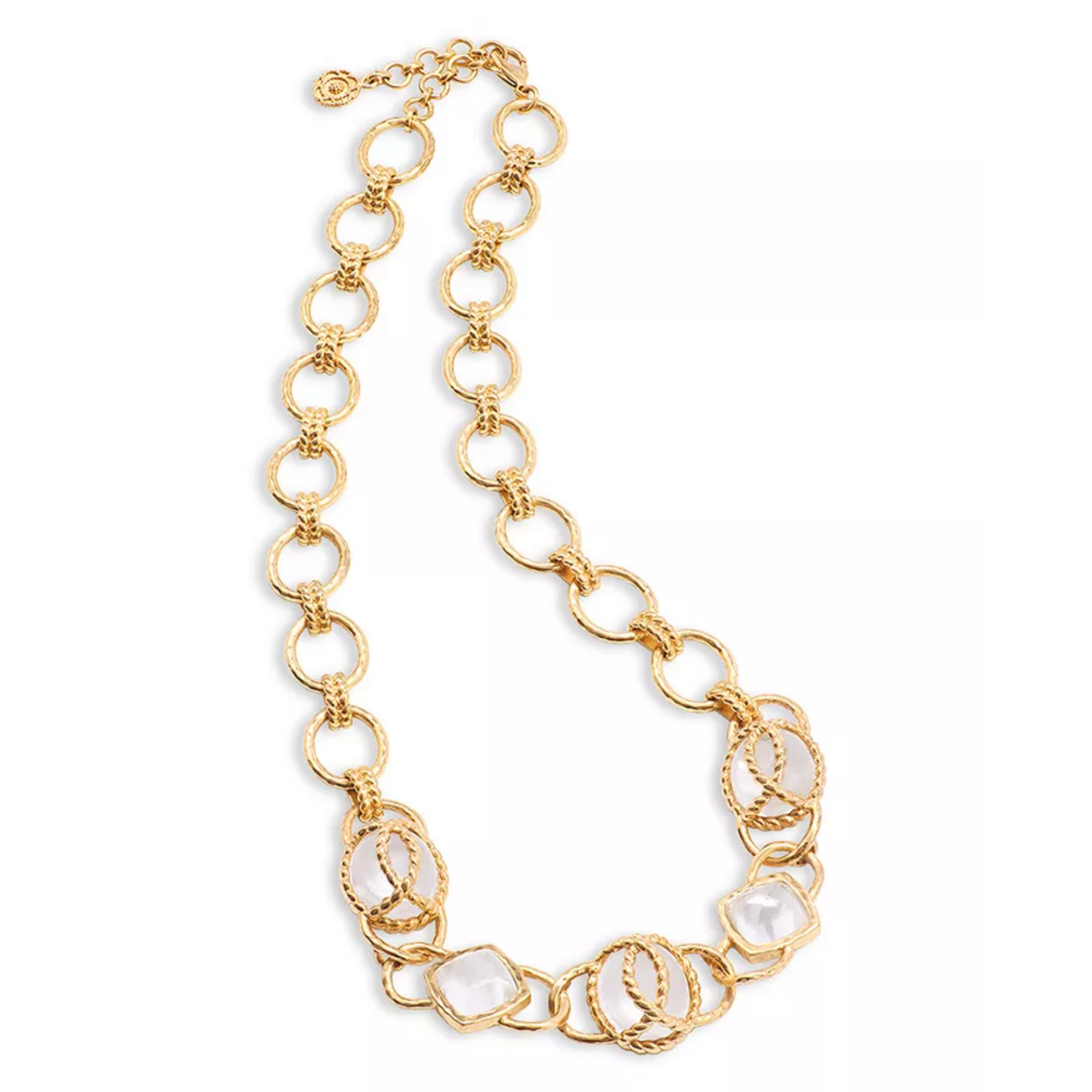 Blandine Chain Necklace Clear Quartz