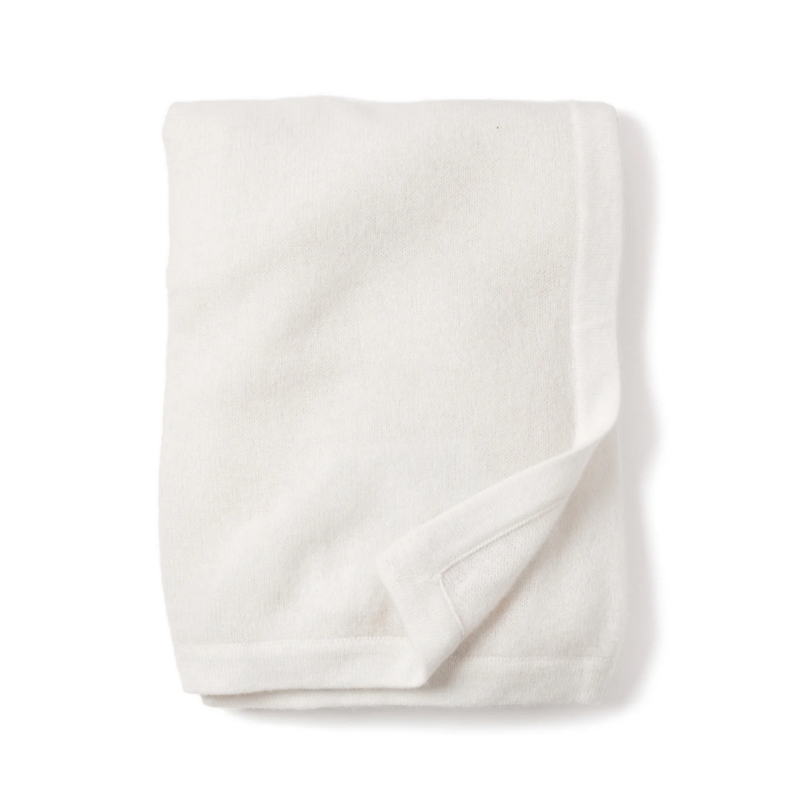 Cashmere White Baby Blanket