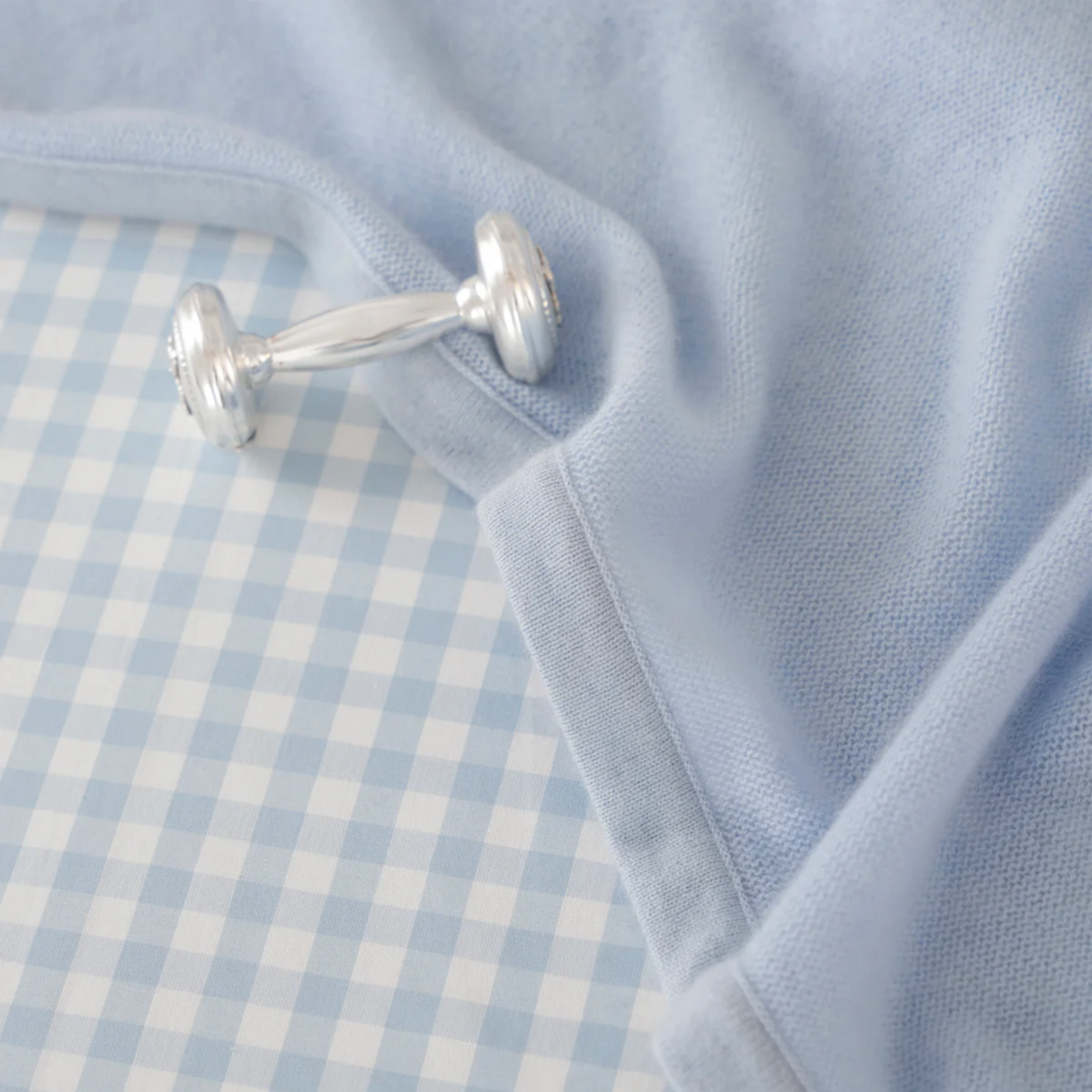 Cashmere Baby Blanket Blue
