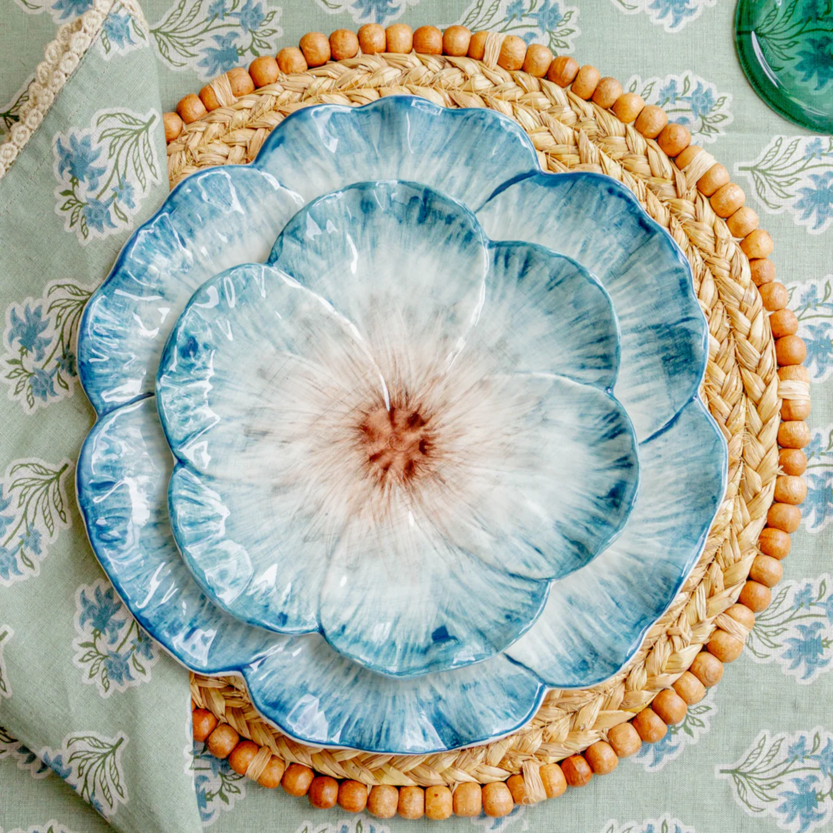 Elisabetta Flower Dessert Plate