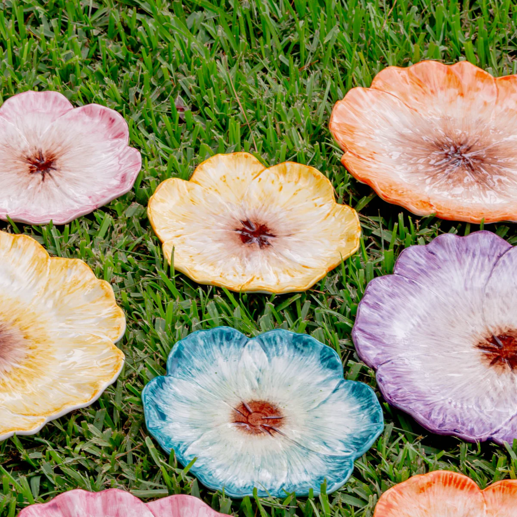 Elisabetta Flower Dessert Plate