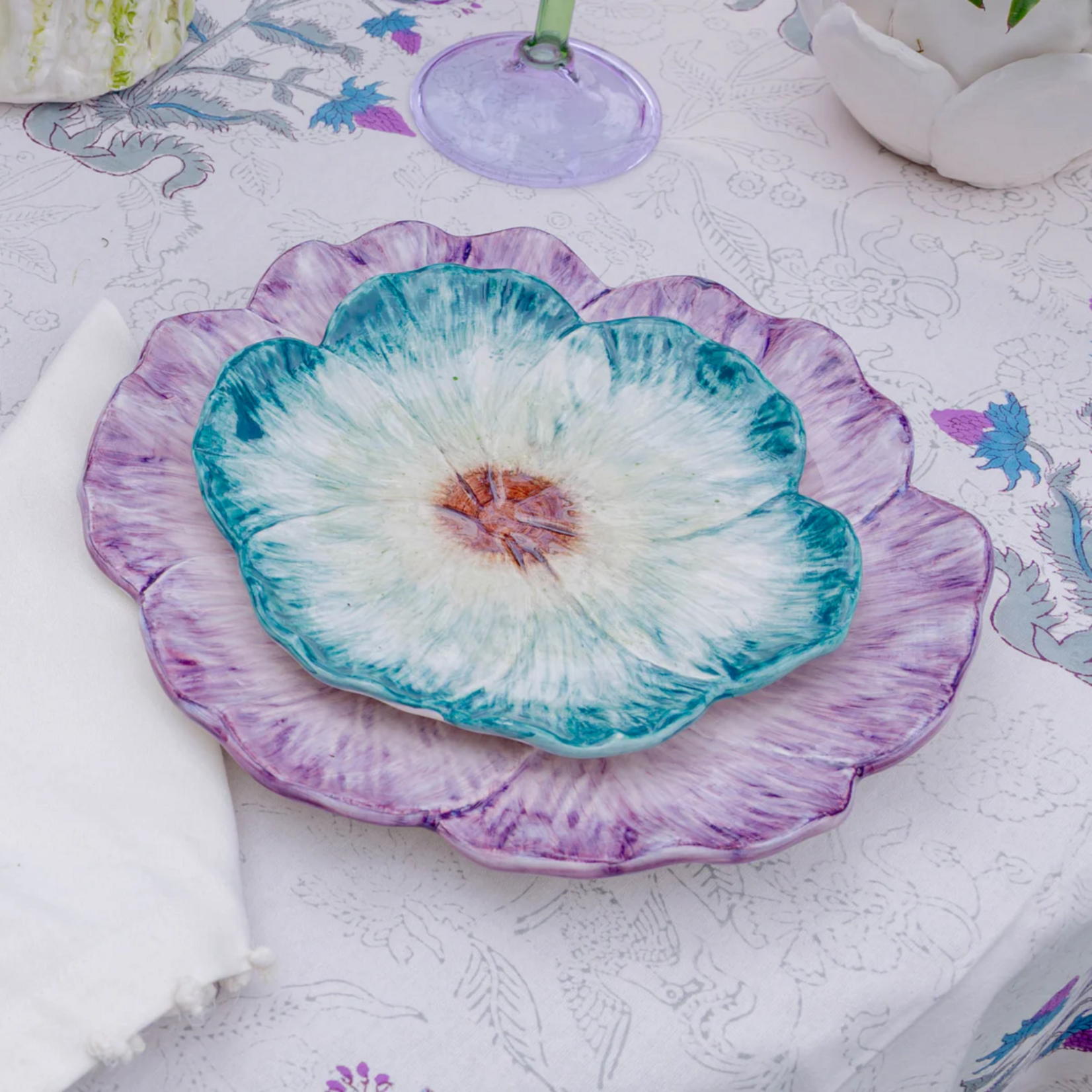 Elisabetta Flower Dinner Plate