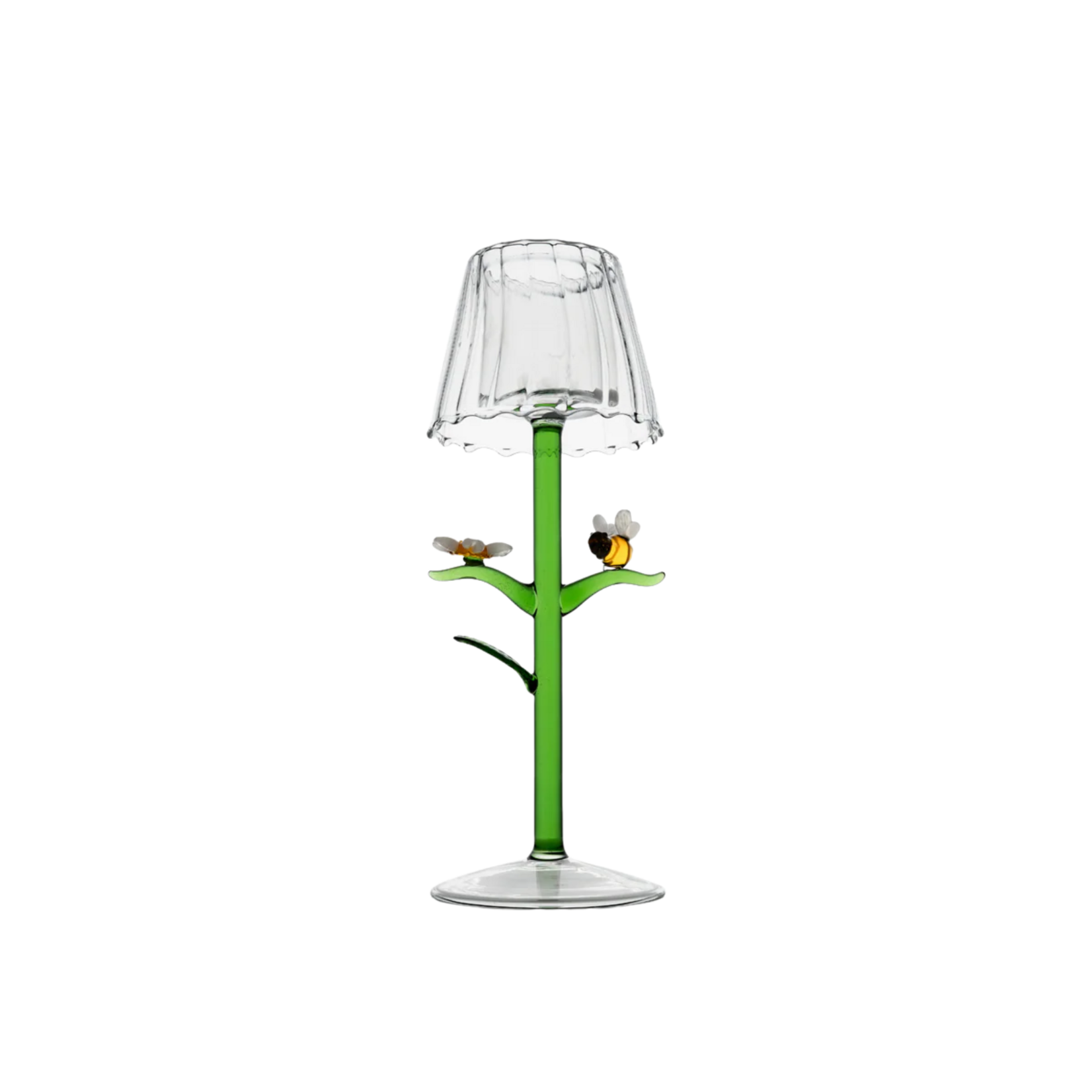 Firefly Tealight with Bee & Flower