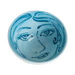 Portrait Bowl Blue Woman Medium