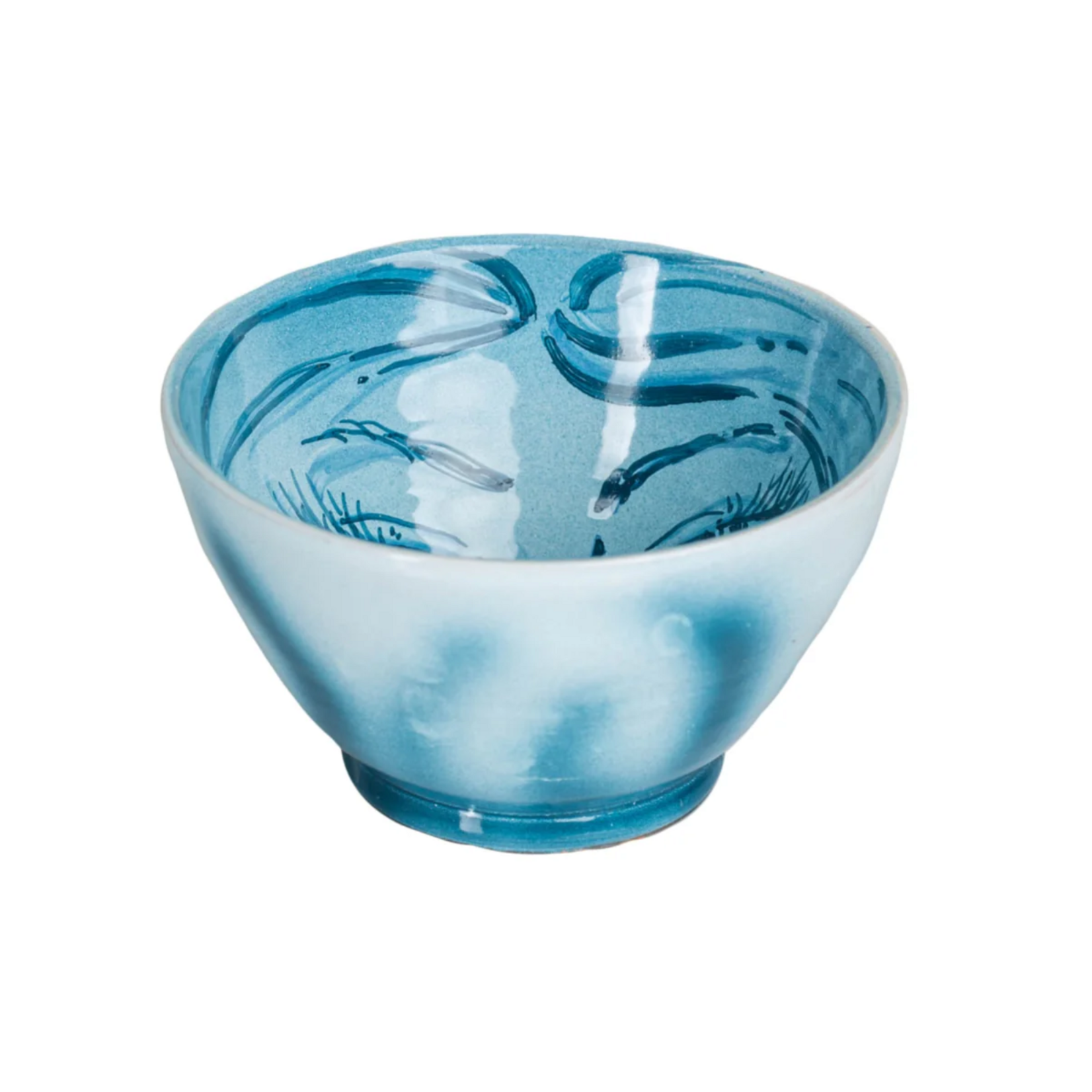 Portrait Bowl Blue Woman Medium