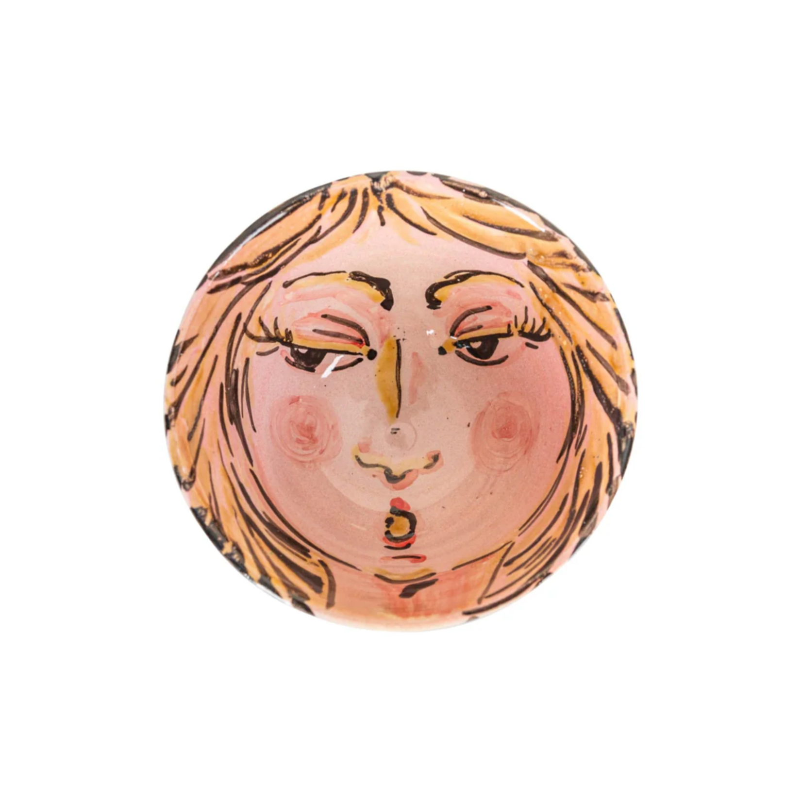 Portrait Bowl Small Pink Face