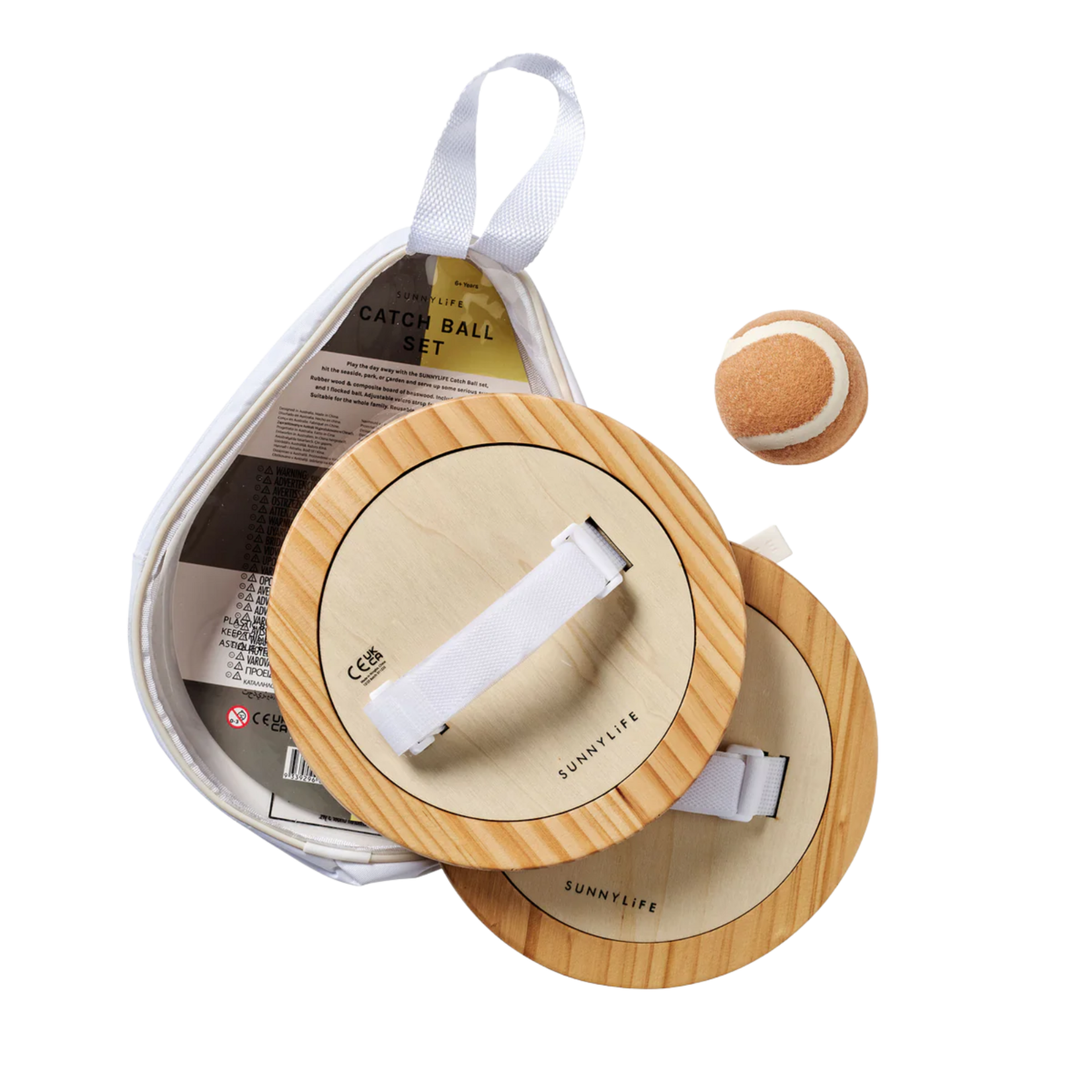 SunnyLife Catch Ball Beach Game Set Seagrass