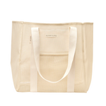 SunnyLife Mesh Beach Tote Bag Oyster Cream