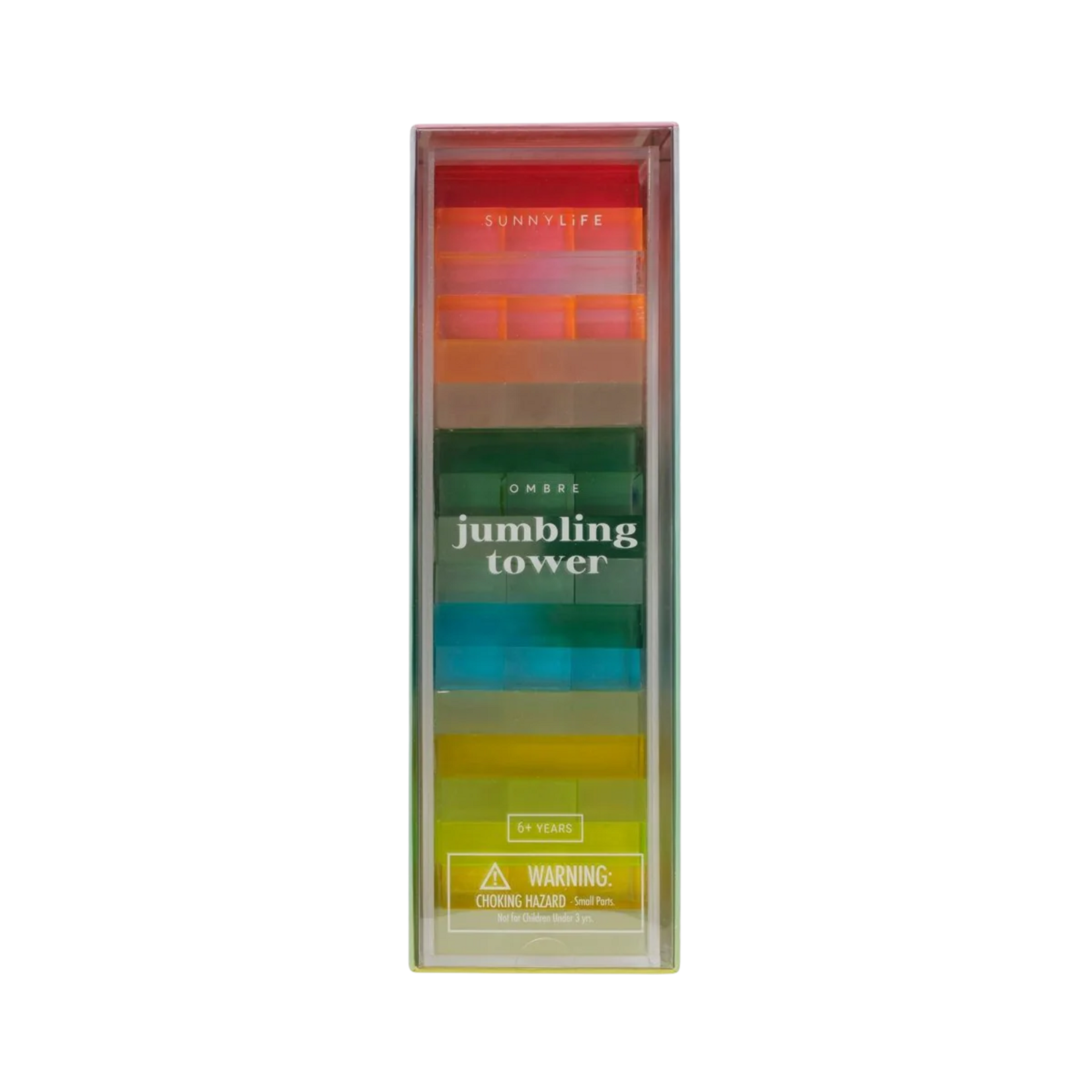 SunnyLife Lucite Jumbling Tower Ombre