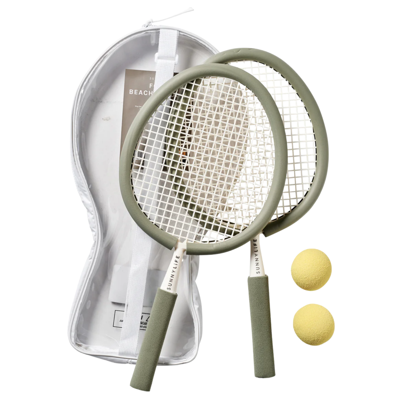 SunnyLife Foam Beach Paddle Set Seagrass Sage