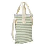 SunnyLife Light Cooler Drinks Bag Sea Sage Stripe