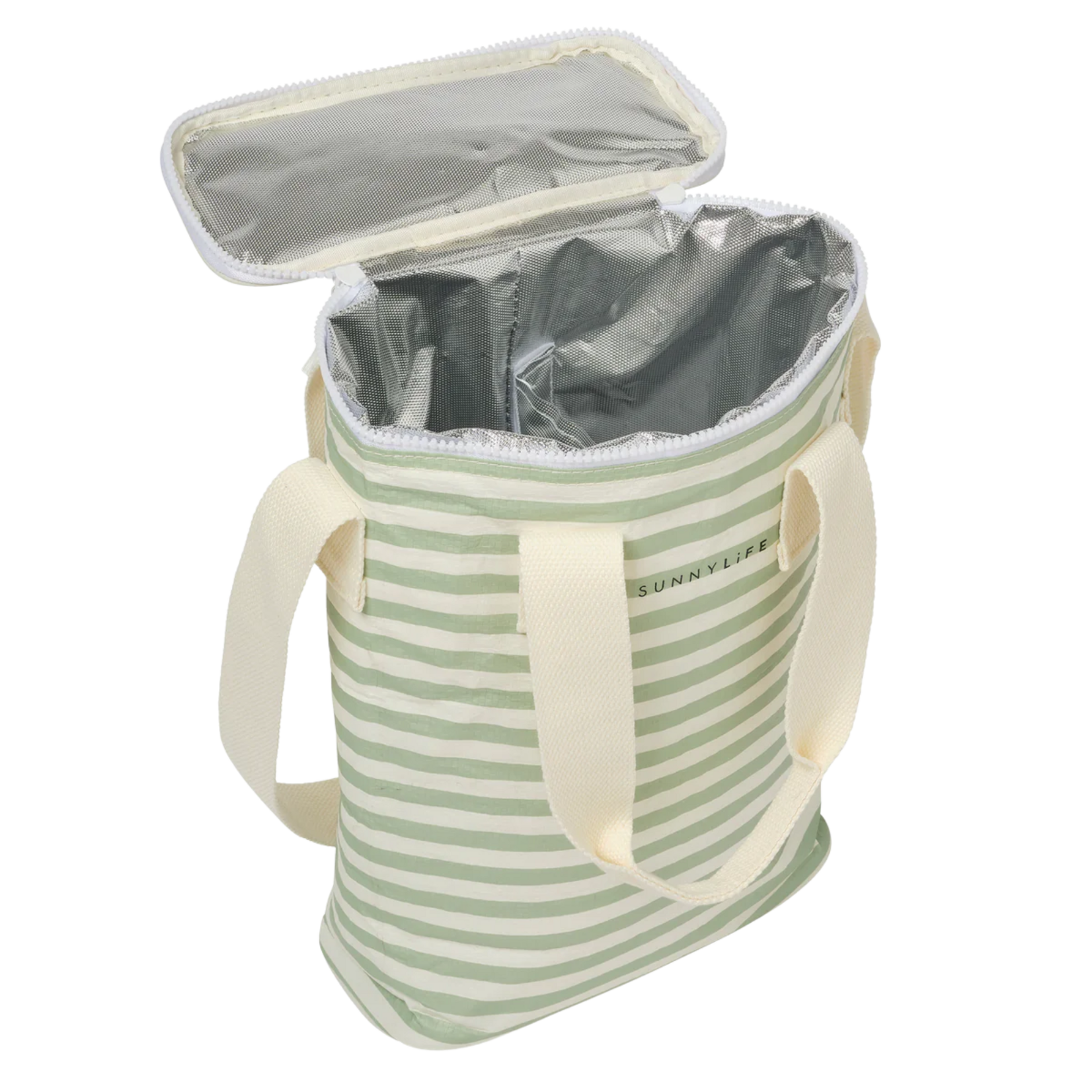 SunnyLife Light Cooler Drinks Bag Sea Sage Stripe