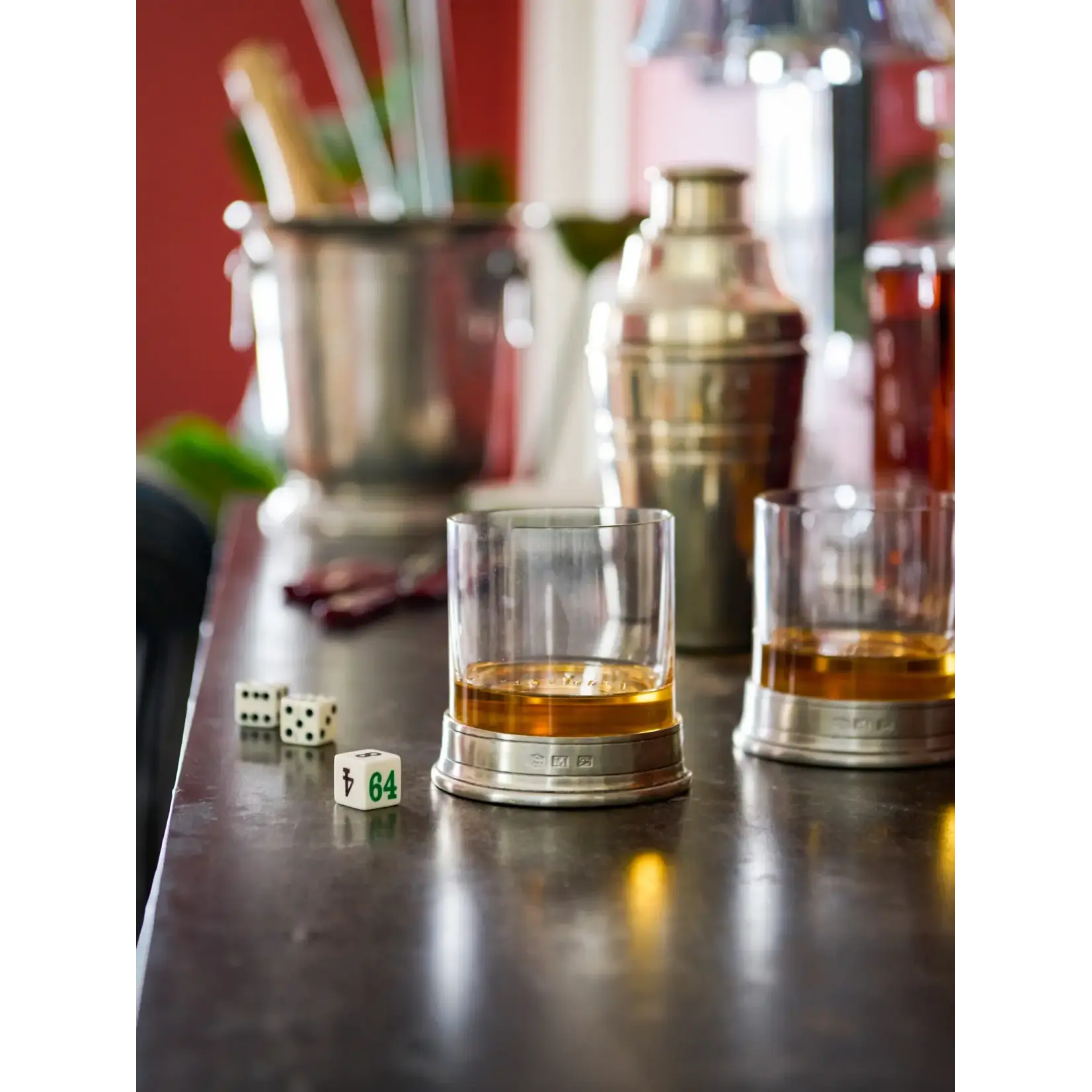 Match  Double Old Fashioned Crystal Glass