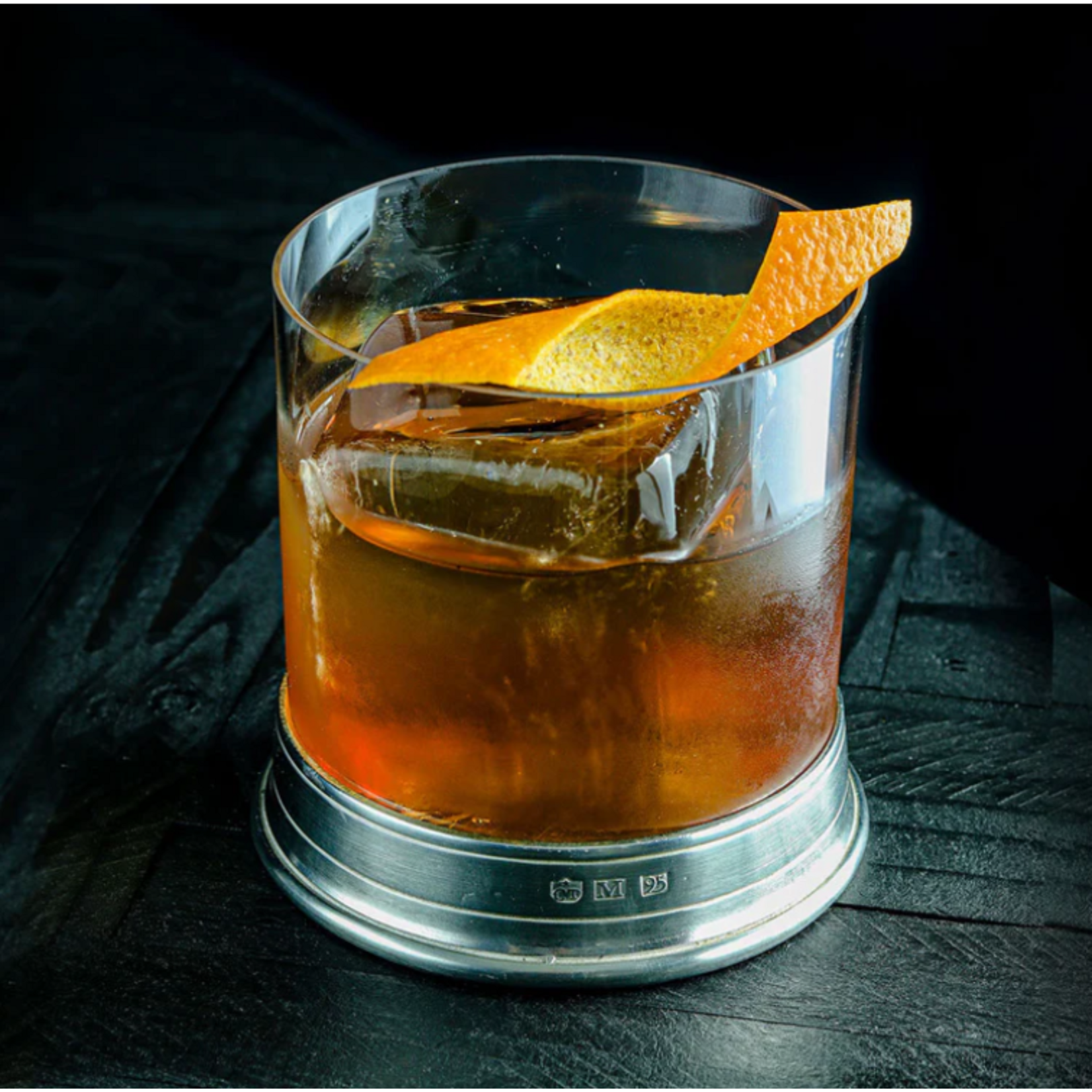 Match  Double Old Fashioned Crystal Glass