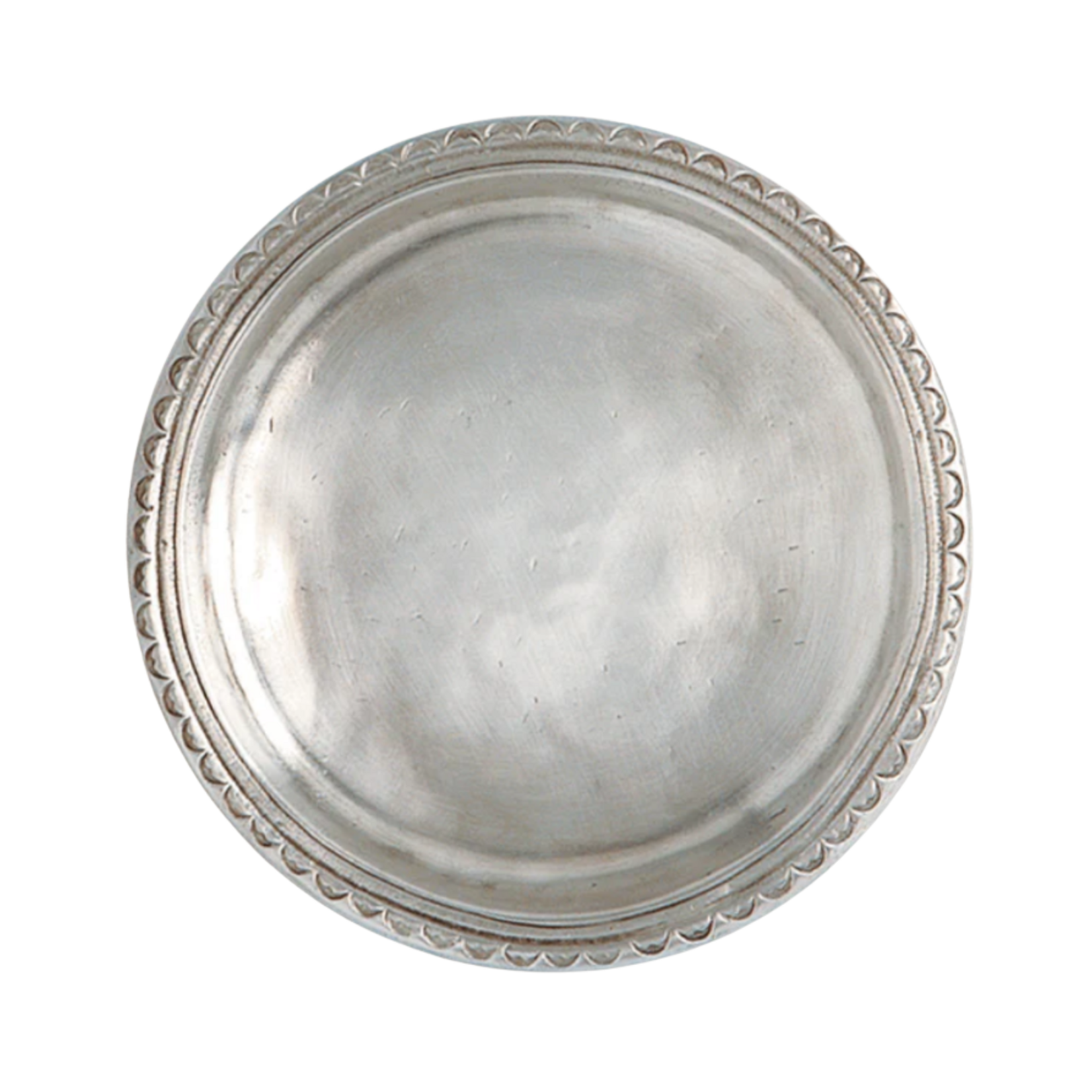 Match  Scallop  Rimmed Bottle Coaster