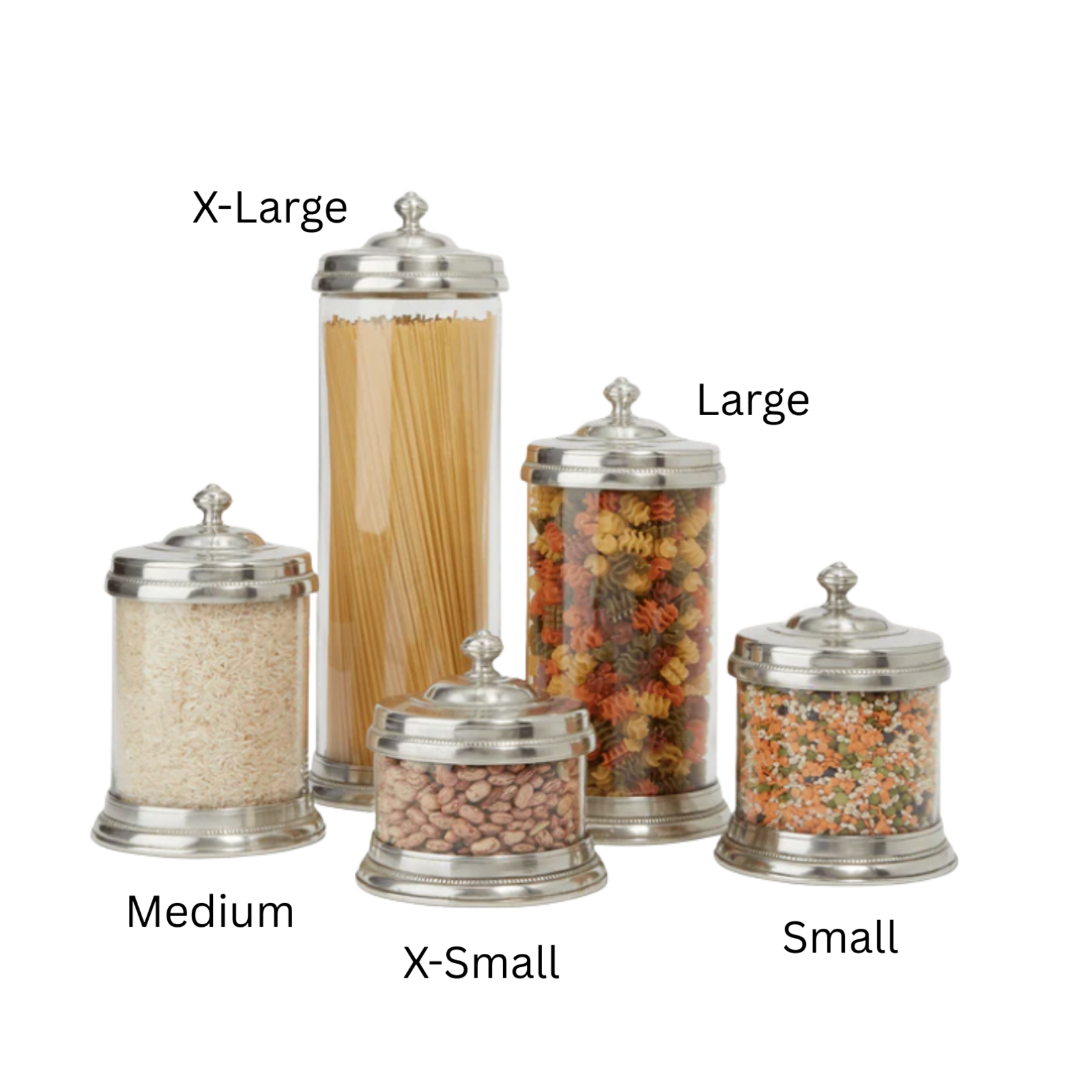 Match Glass Canister Medium