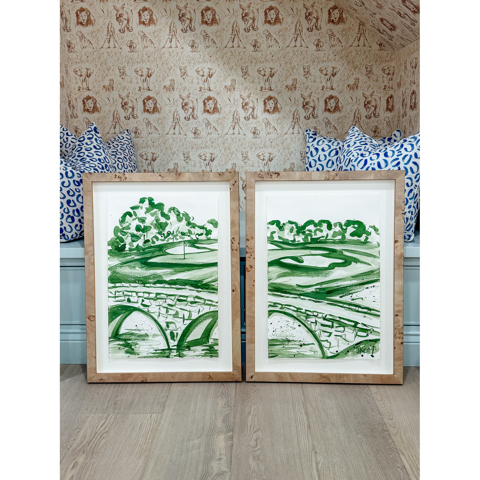 Golden Bell Diptych