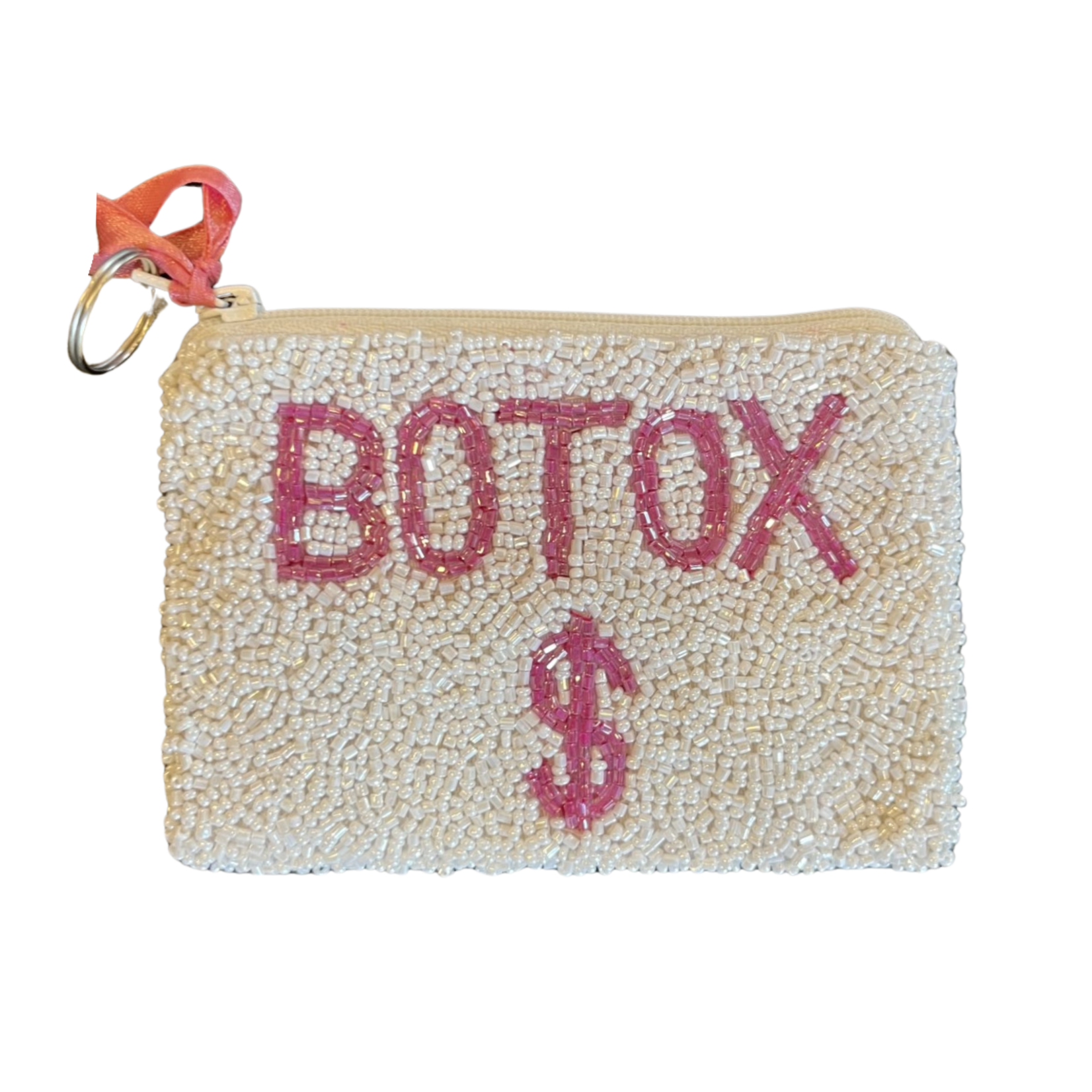 Botox  White Fuchsia  Coin Purse