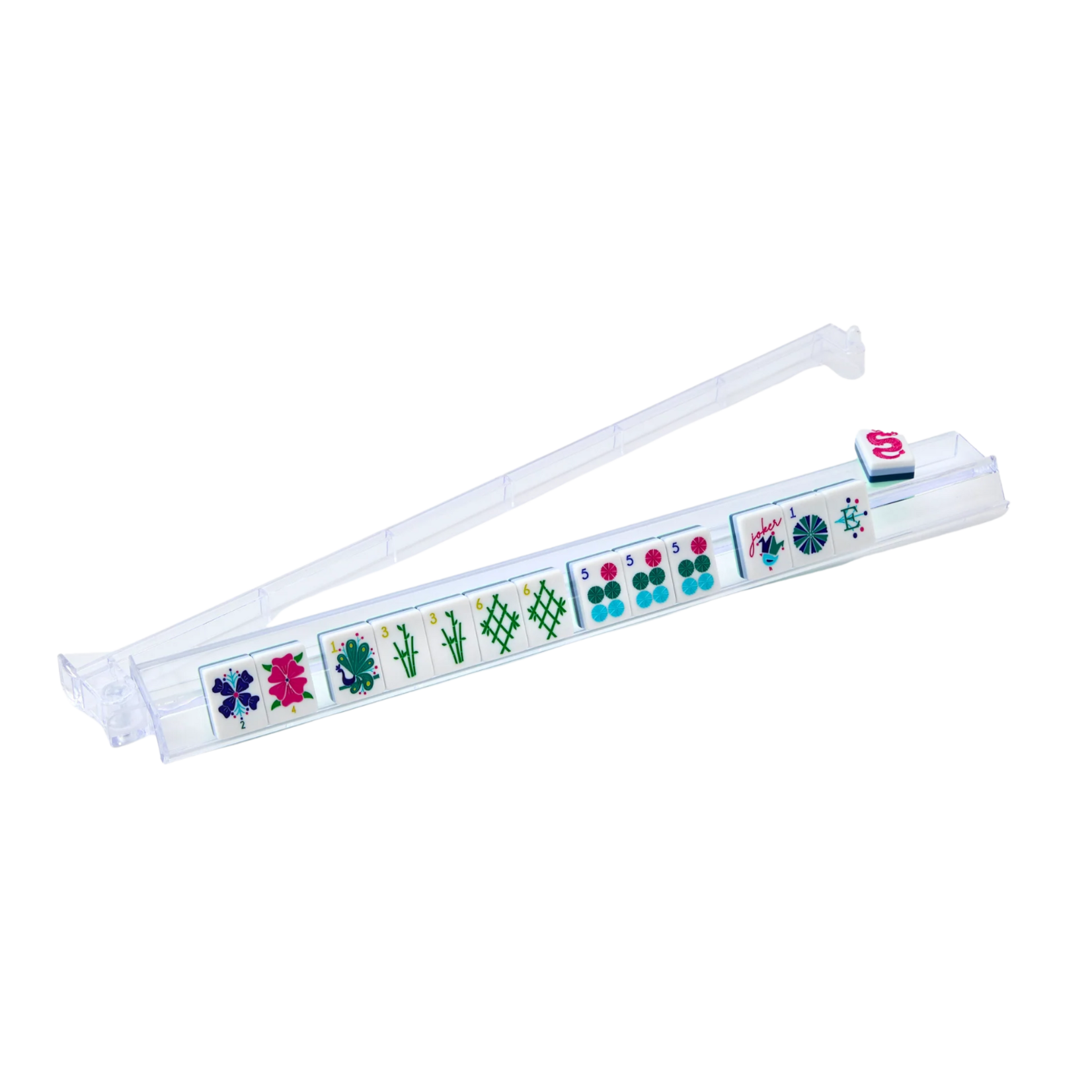 Oh My Mahjong Clear Acrylic Rack and Pusher Set