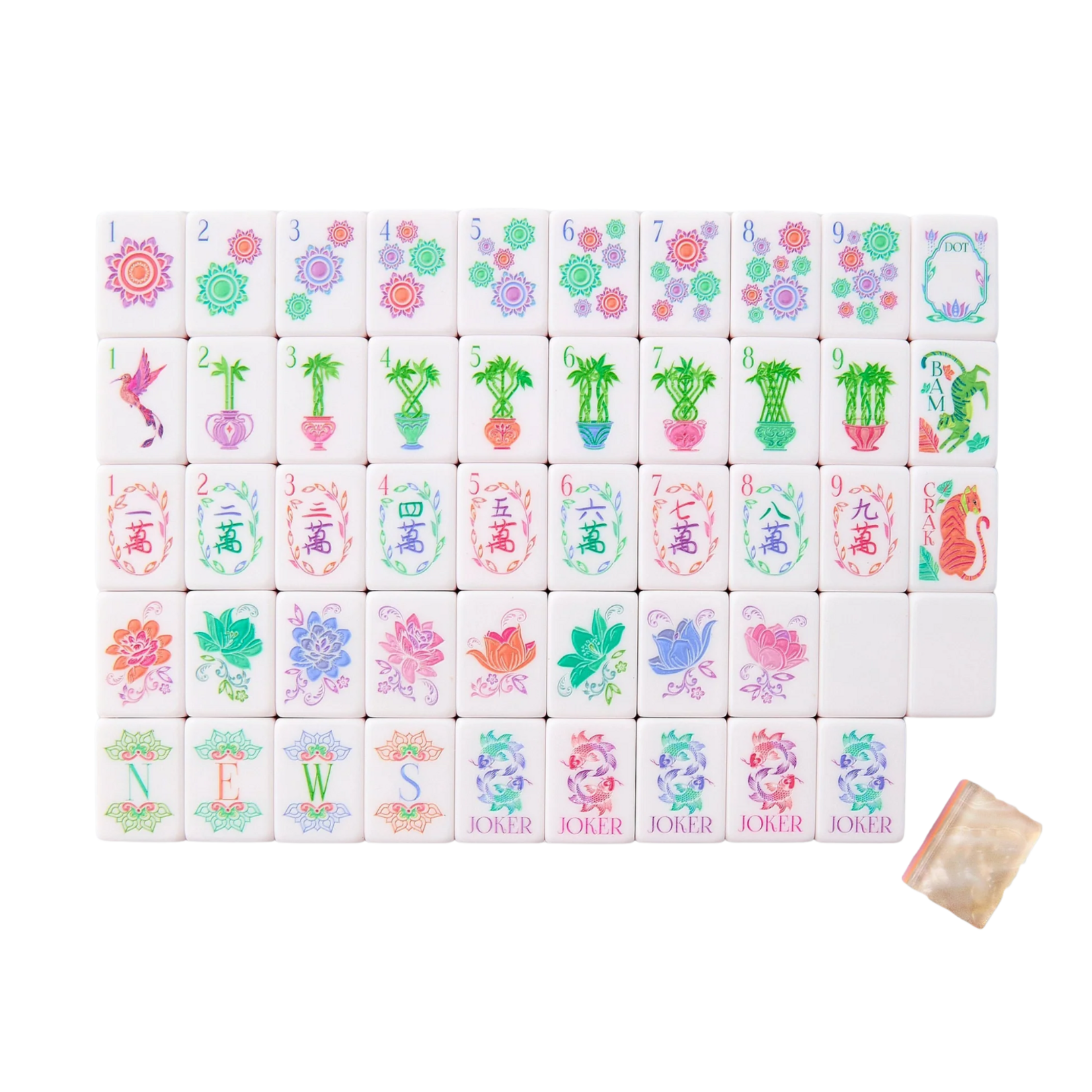 Oh My Mahjong Pearlescent Mahjong Tiles