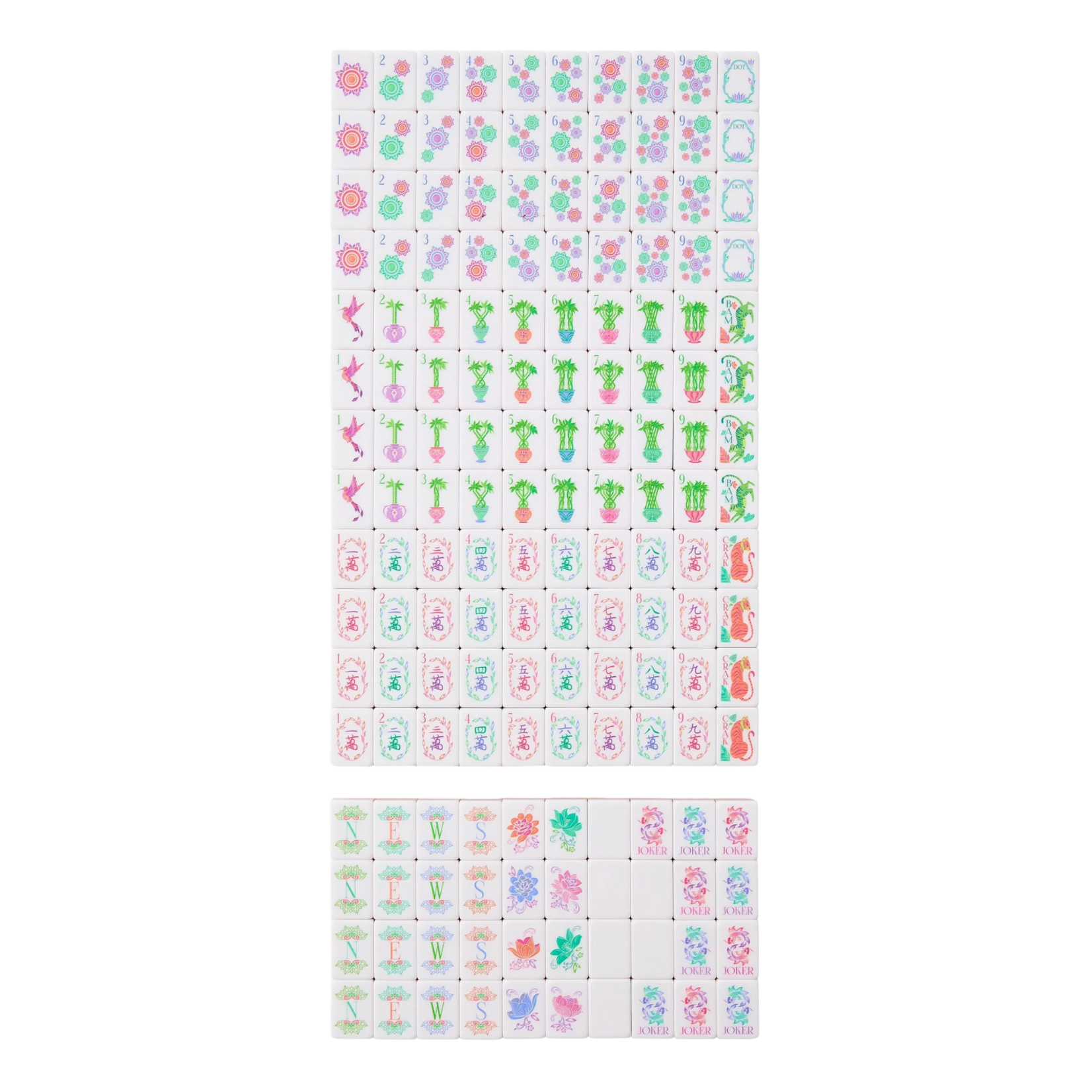 Oh My Mahjong Pearlescent Mahjong Tiles