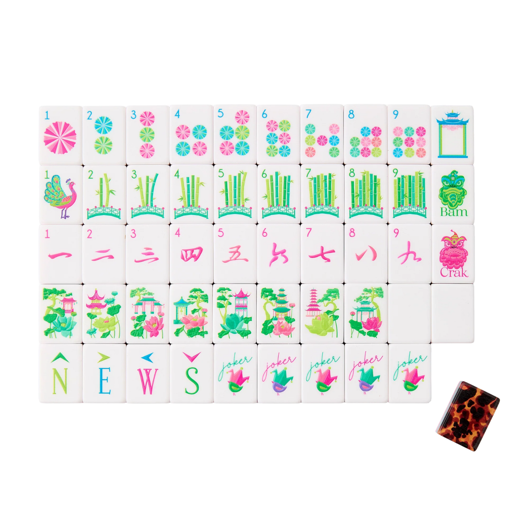 Oh My Mahjong Glow Wild Mahjong Tiles