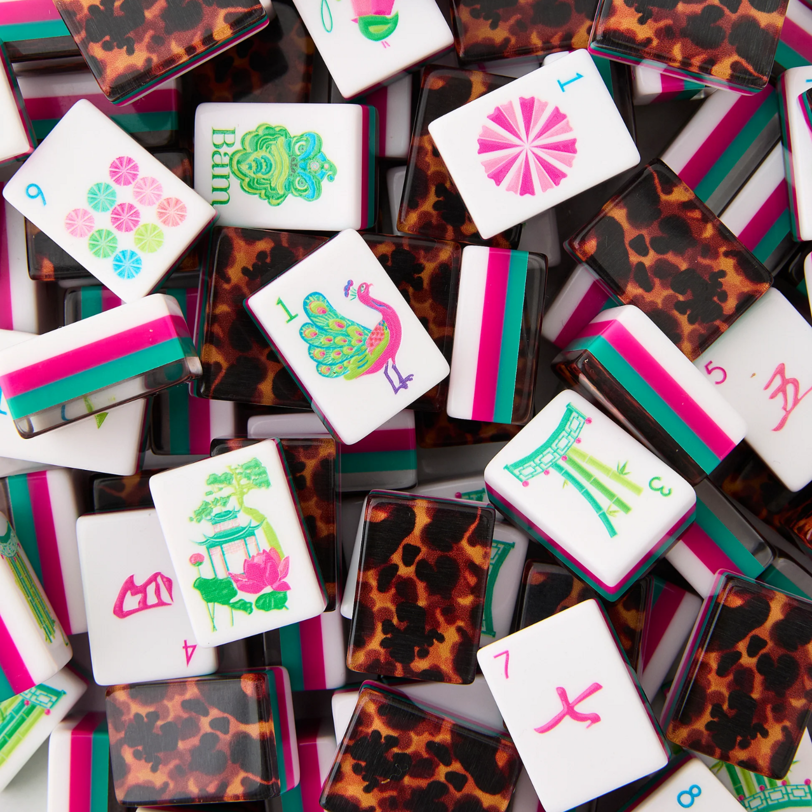 Oh My Mahjong Glow Wild Mahjong Tiles
