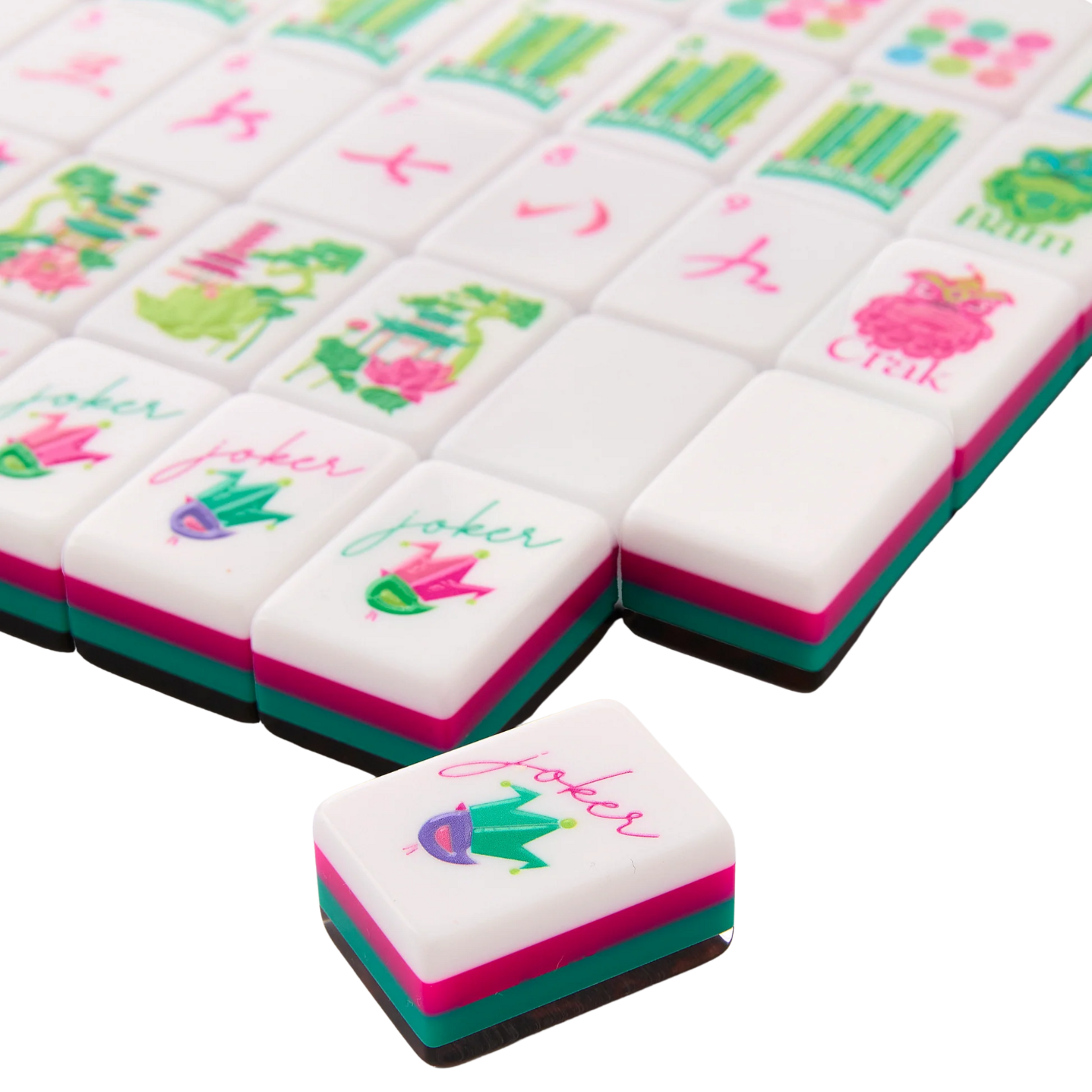 Oh My Mahjong Glow Wild Mahjong Tiles