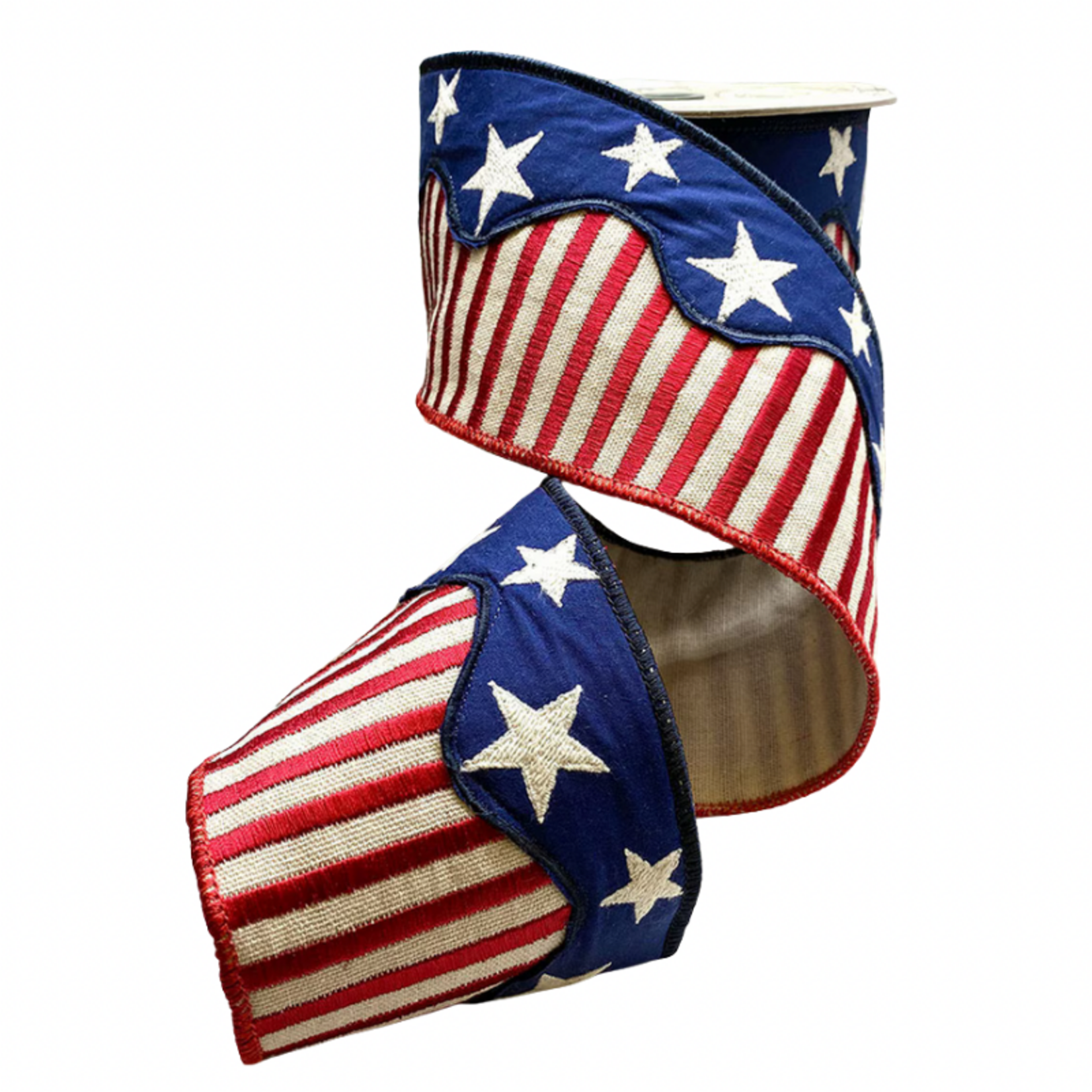 Linen Americana Flage Ribbon