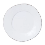 Vietri Lastra Melamine White Salad Plate