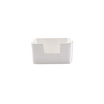 Vietri Melamine Lastra White Cocktail Napkin Holder