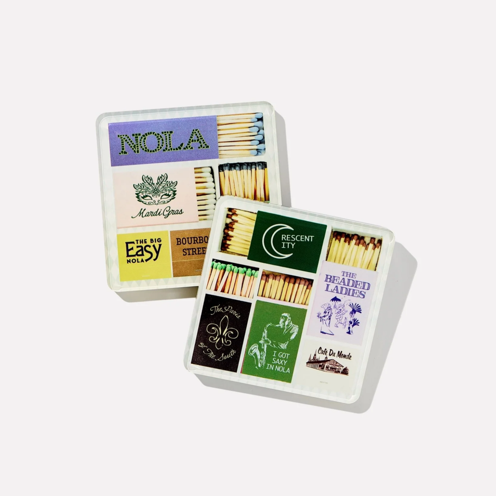 Matchbook Coasters Set of 4