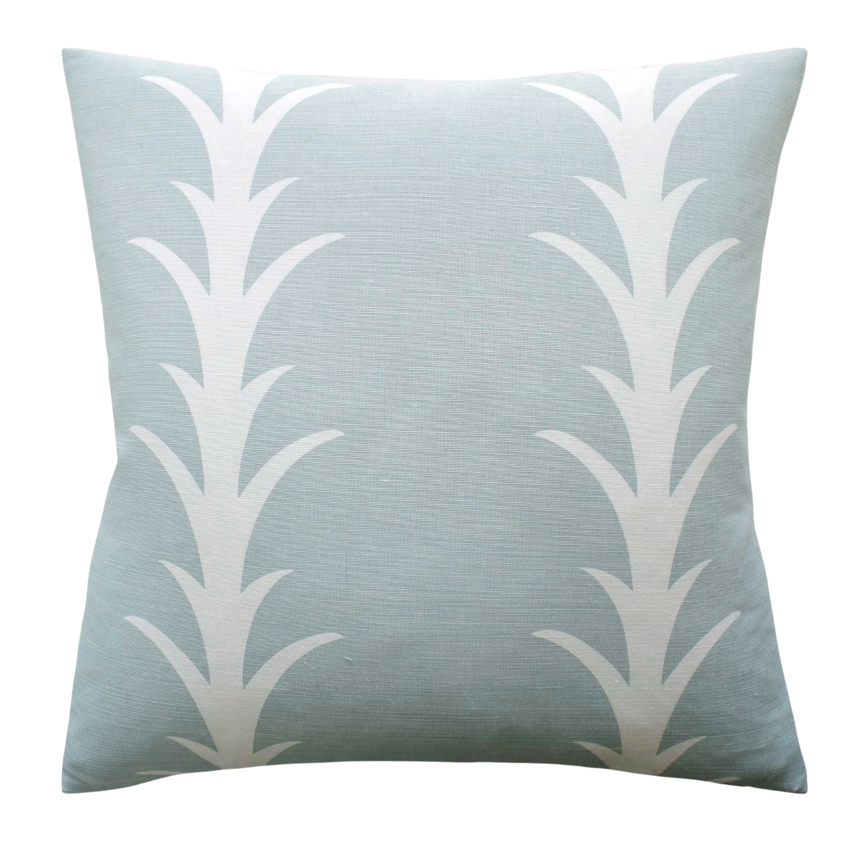 Acanthus Stripe Pillow - Sky