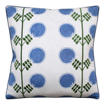 Artha Piped Pillow - Sapphire