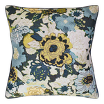 Arioso Piped Pillow - Marine Citron