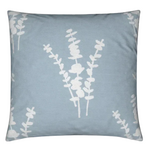 Eucalyptus Blue & White Pillow
