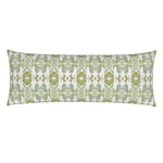 Wildflowers II Green Bolster Pillow