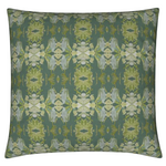 Wildflowers Dark Green Luxury Pillow