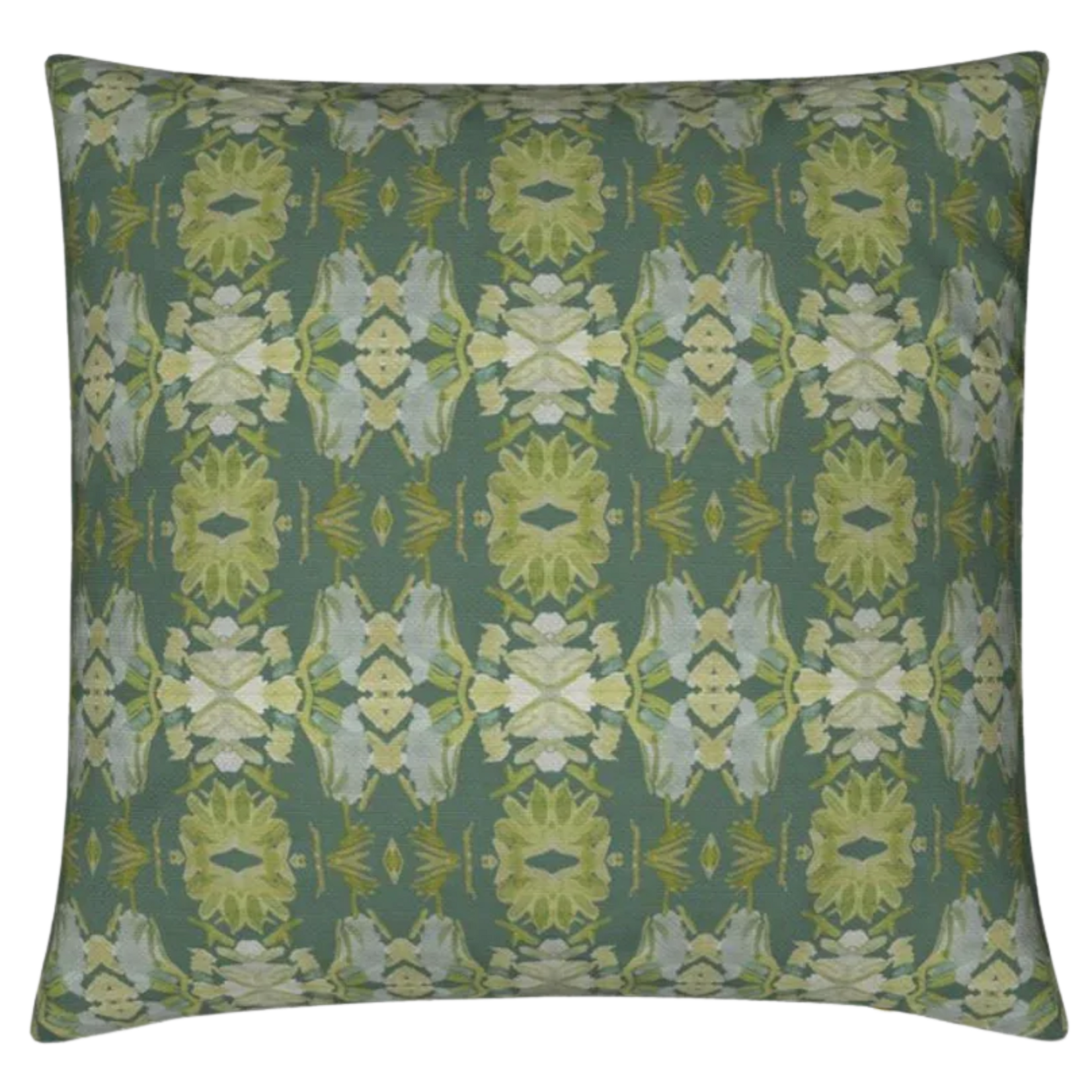 Wildflowers Dark Green Luxury Pillow