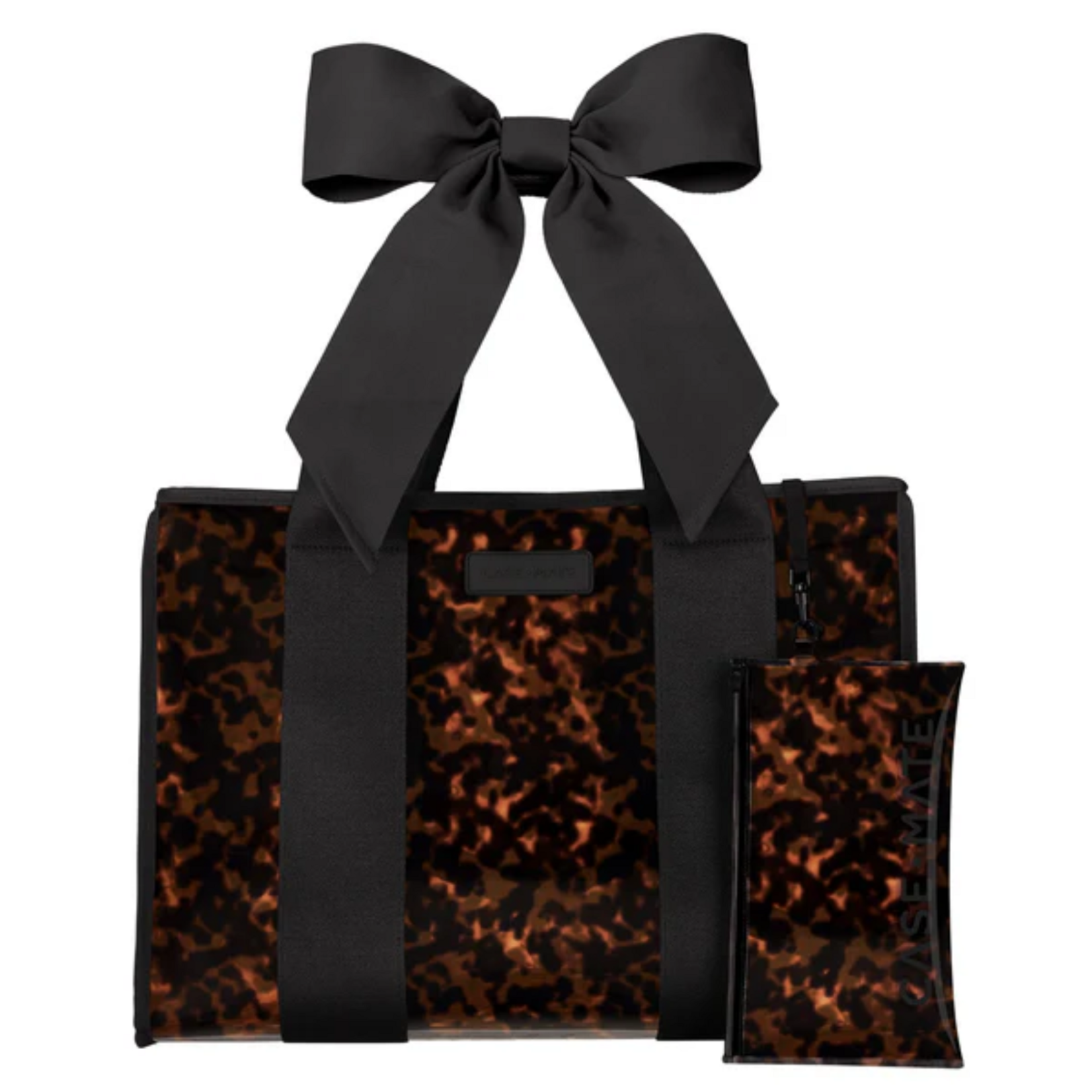 Case Mate Jelly Tote Bag & Phone Pouch Tortoiseshell Bow