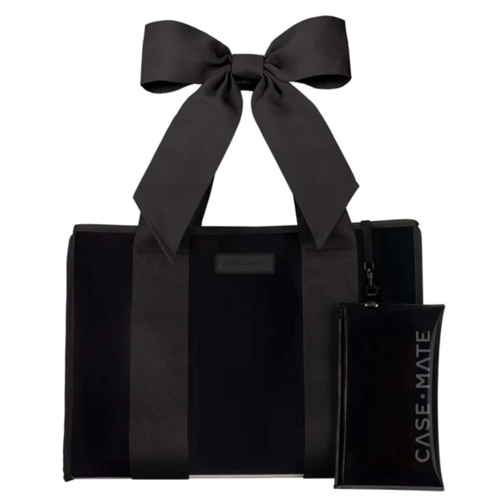 Case Mate Jelly Tote Bag & Phone Pouch Midnight Black Bow