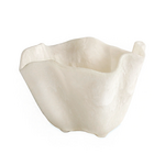 Beatriz Ball RESIN Alabaster Ice Bucket White Swirl