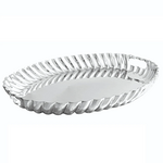 ENCANTO Vintage Swirl Oval Tray with Handles