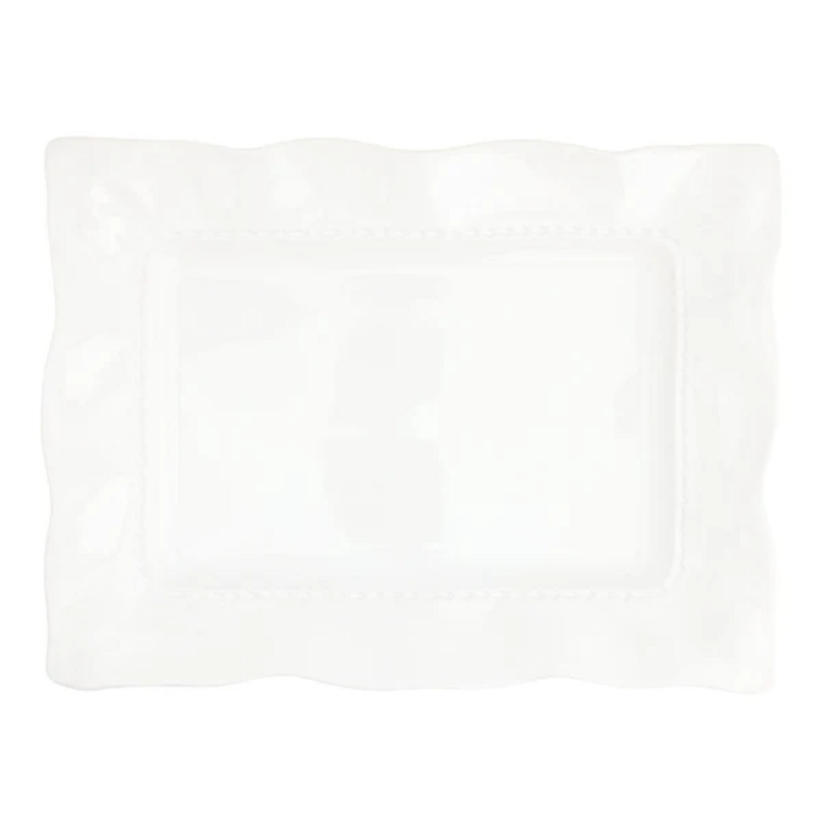 Vietri Giorno White Rectangular Platter