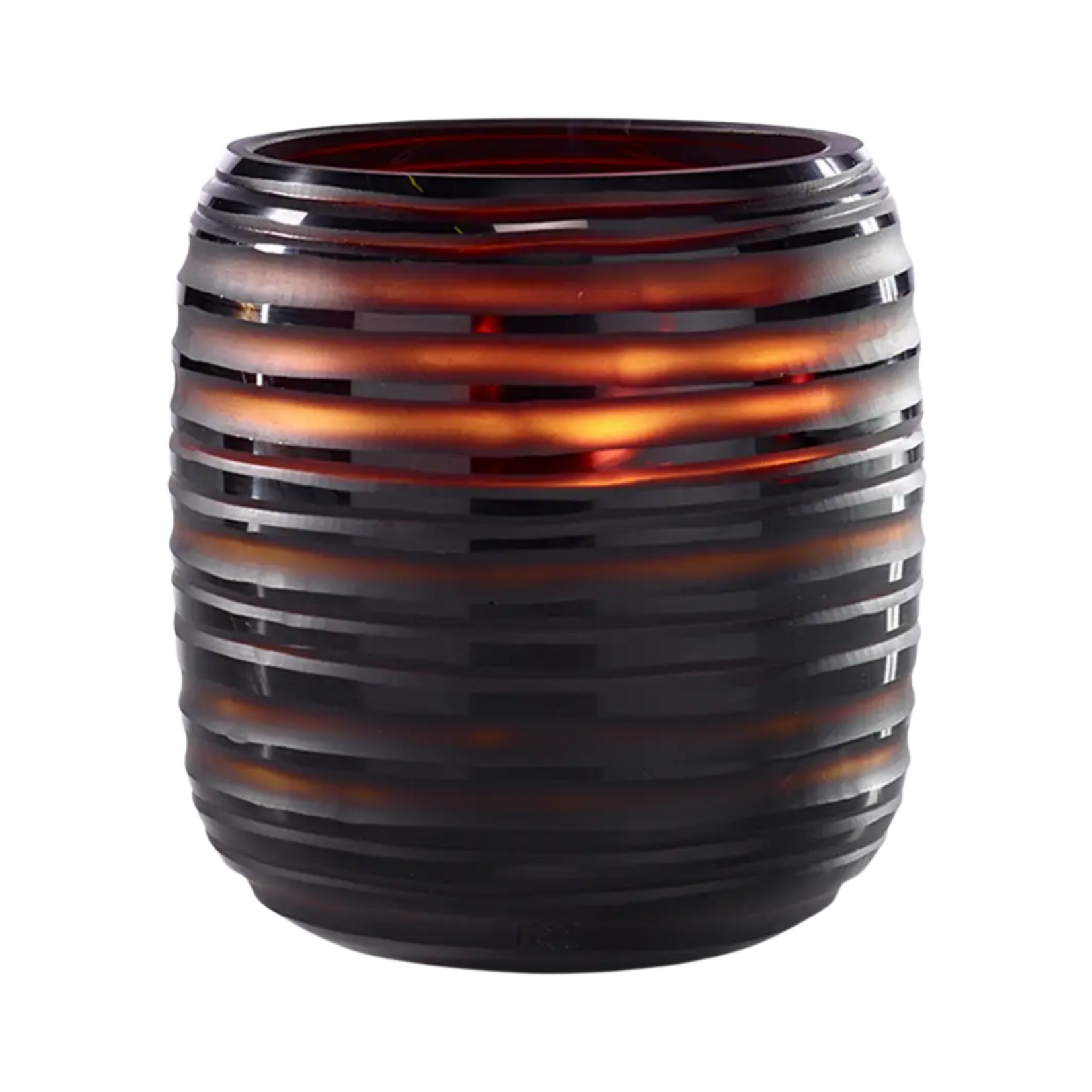 Onno Sphere Amber Medium Candle - Ginger Fig
