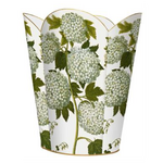 Marye- Kelley Pale Hydrangea Wastebasket
