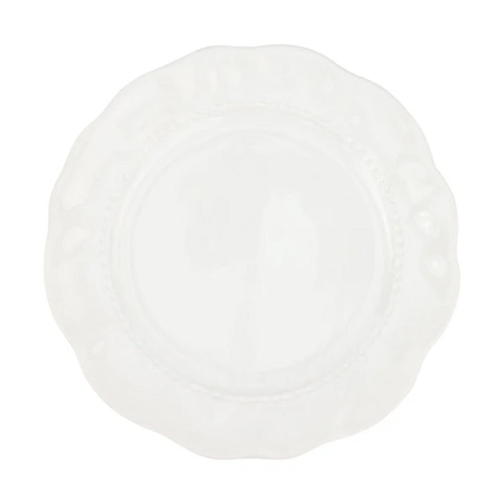 Vietri Giorno White Dinner Plate