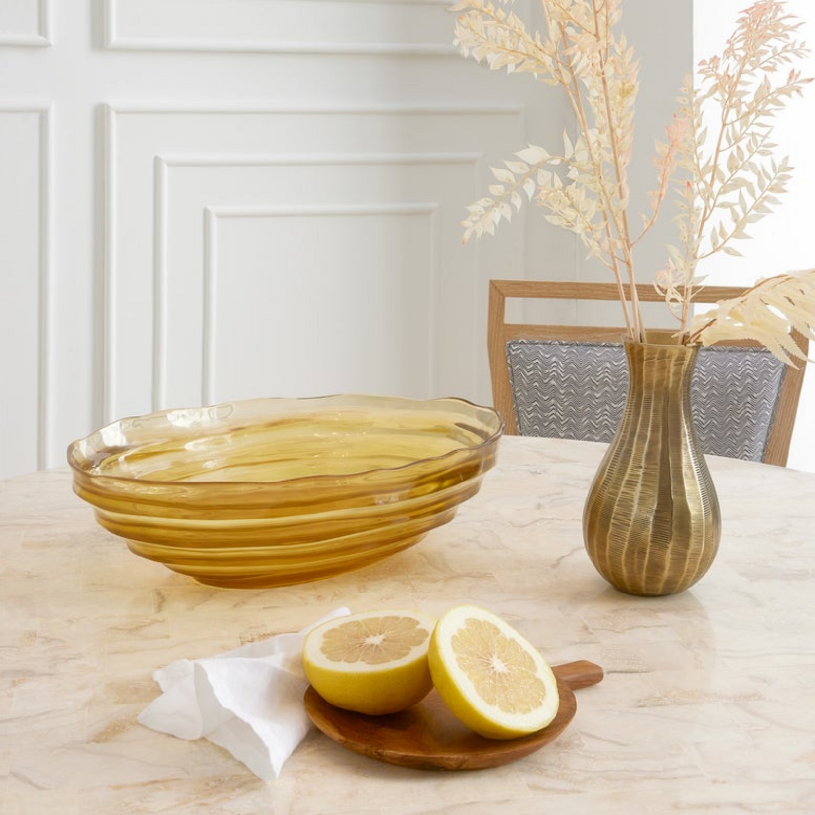 Hetty Bowl Chamomile Translucent Resin