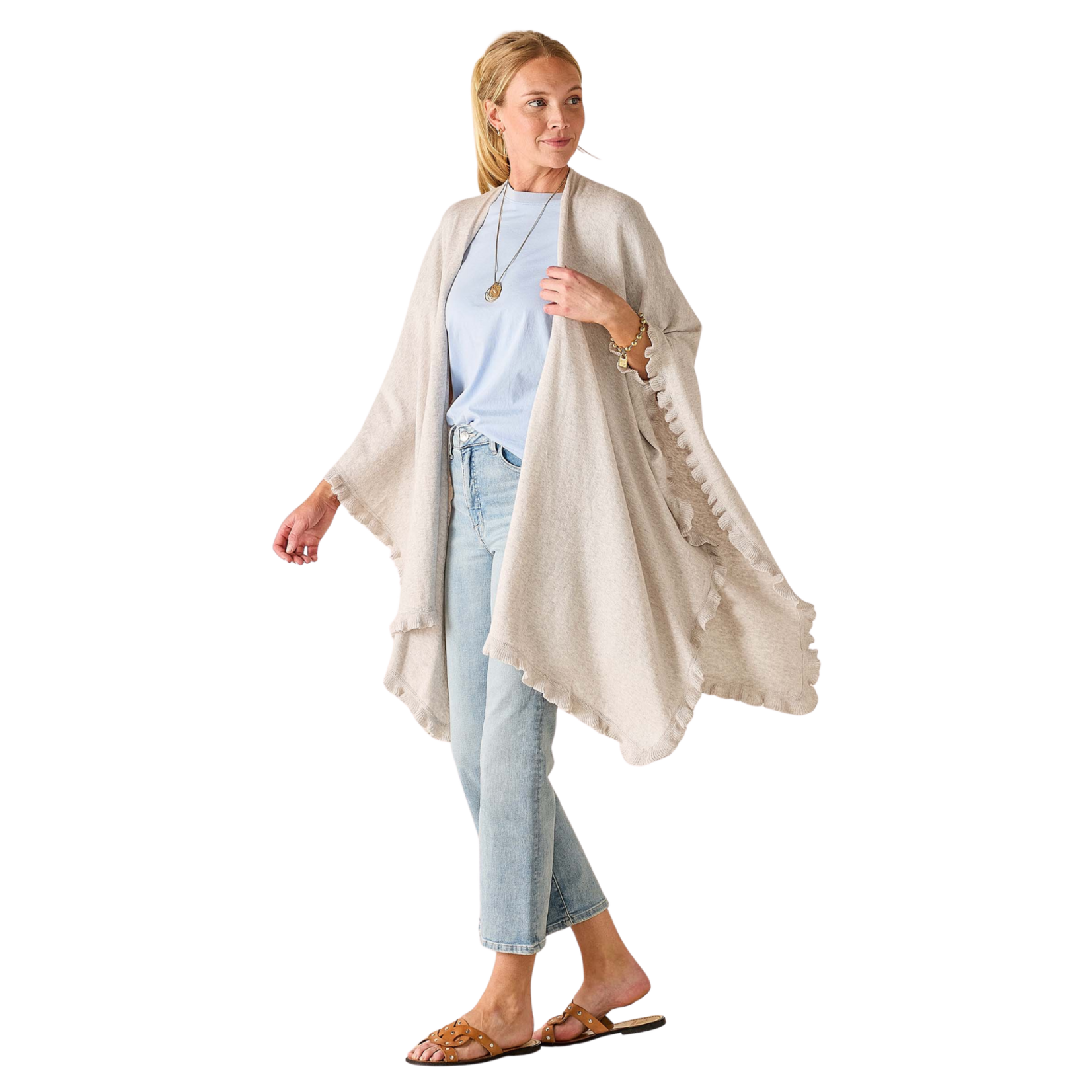 Charleston Ruffle Wrap Cloud OS
