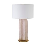 Worlds Away Barron Blush Lamp